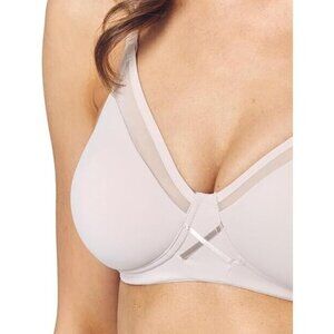 Wonderbra Style Cool & Comfortable Seamless Wire Free Bra 2-Way Straps Size 36DD